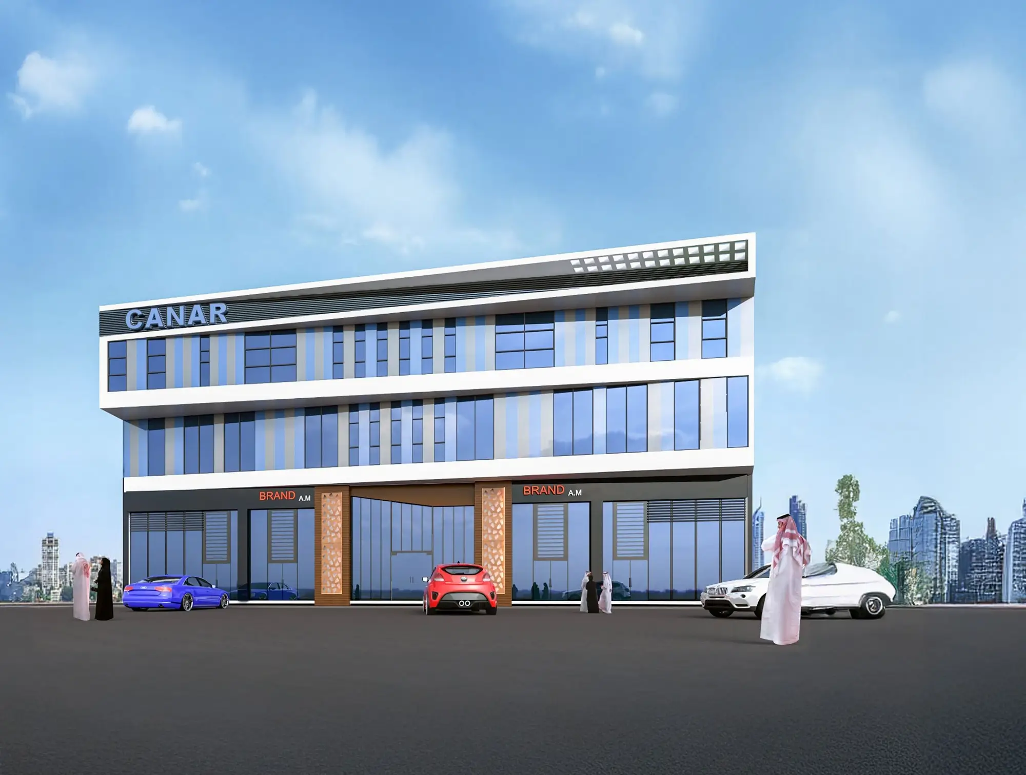 Canar Commercial Building facade