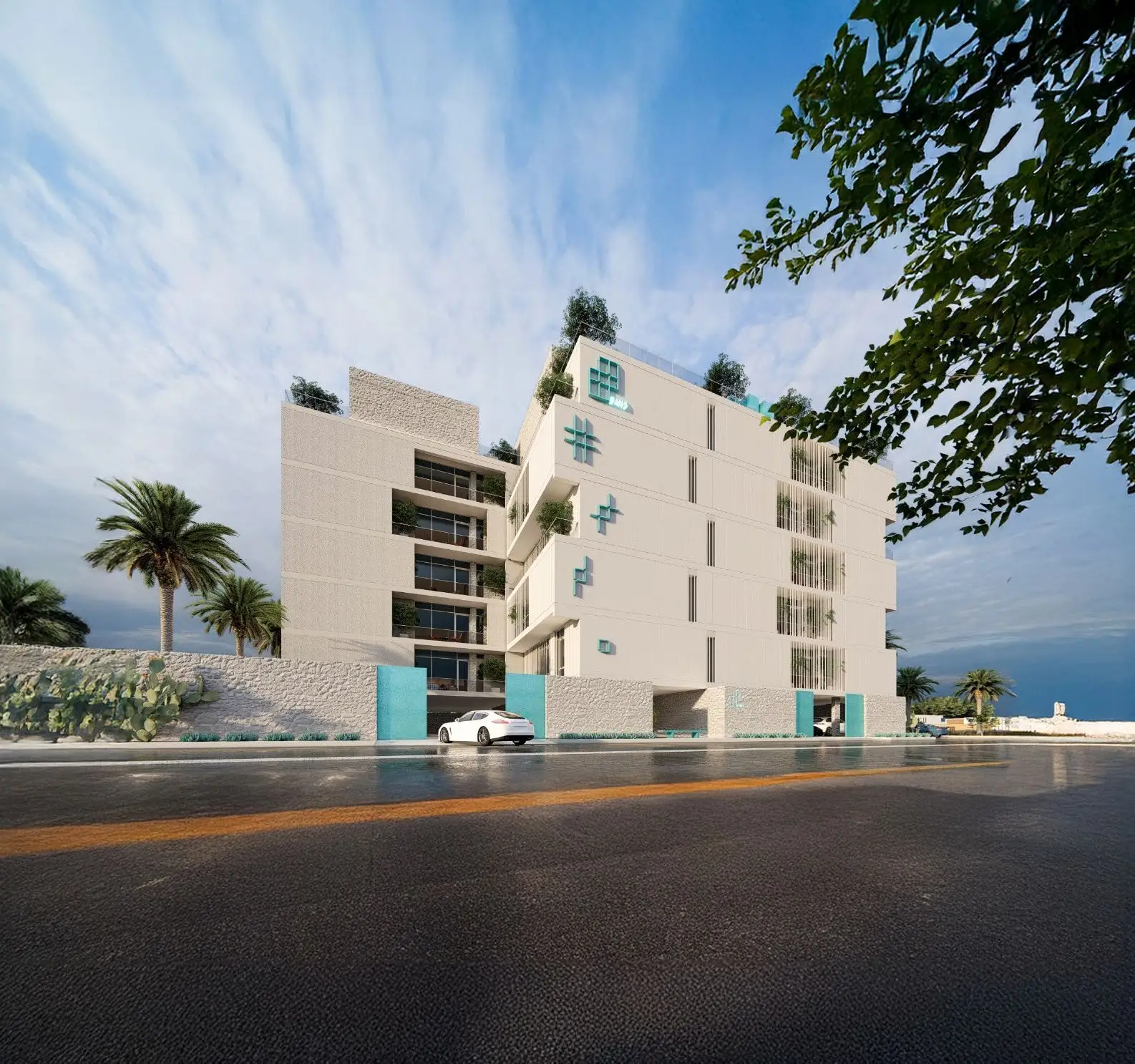 Dan3 Commercial Building facade - view 2