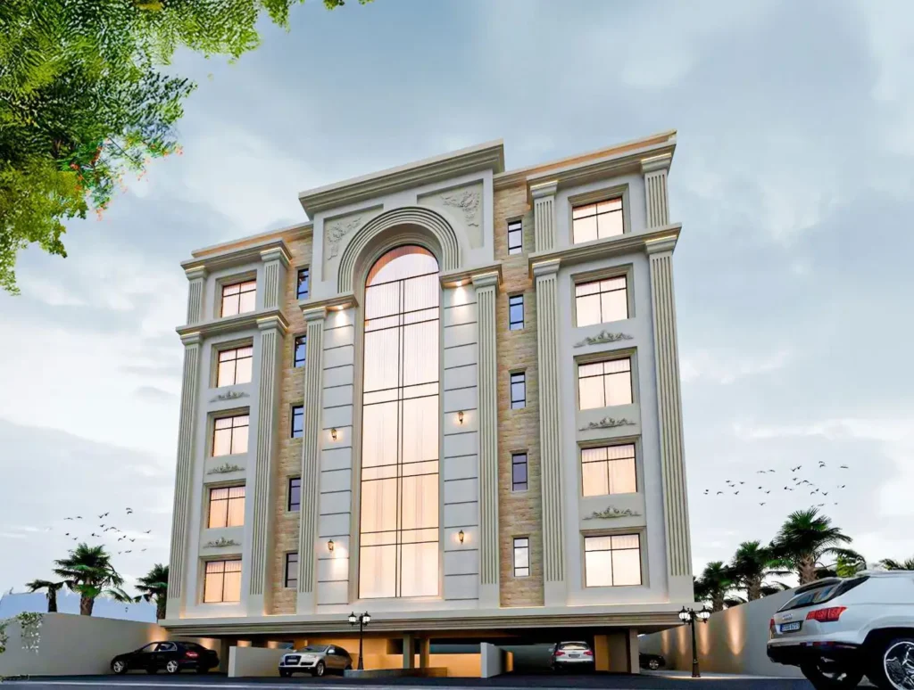 Dar Khaled Tower facade