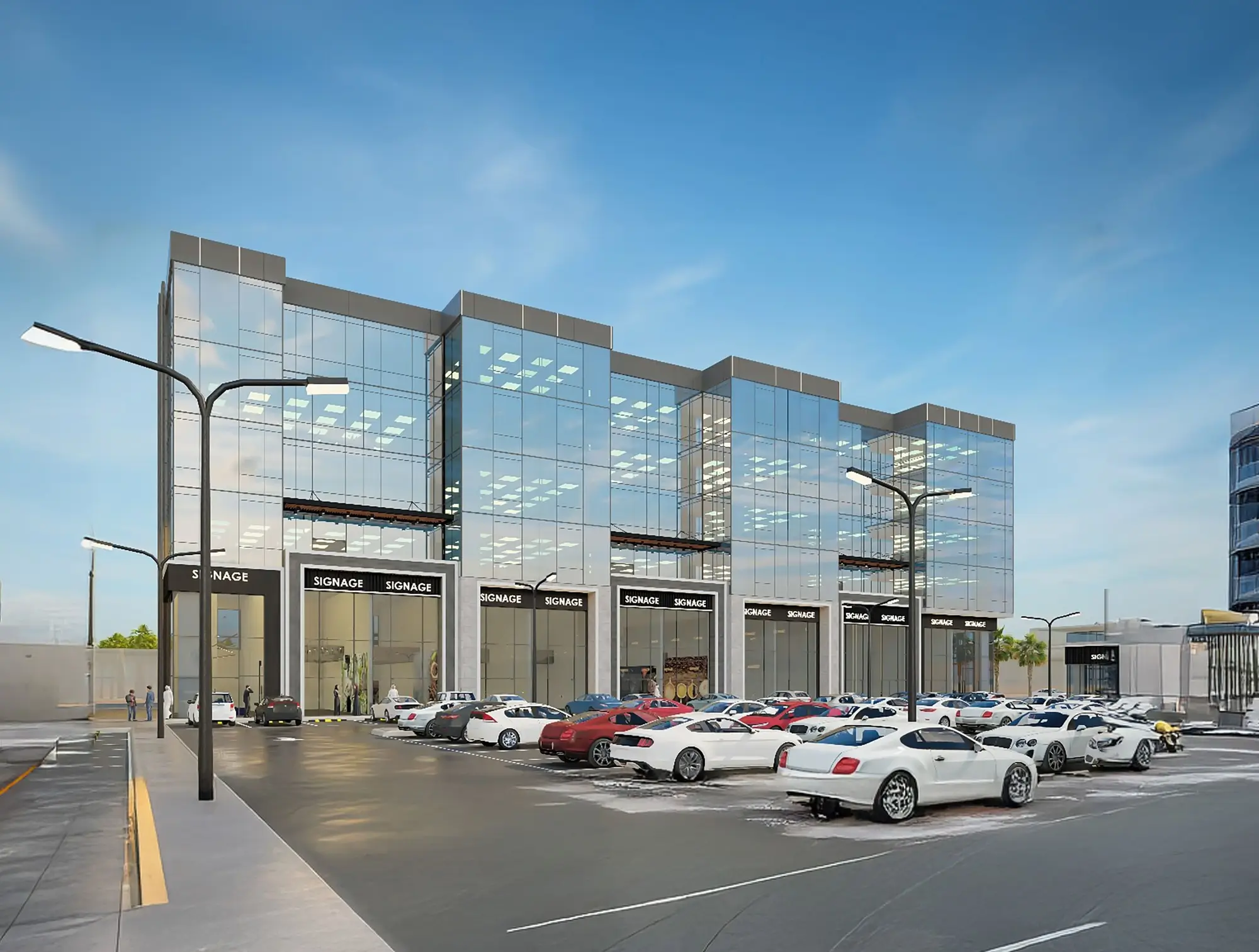 Dhahran International Exhibition Company facade